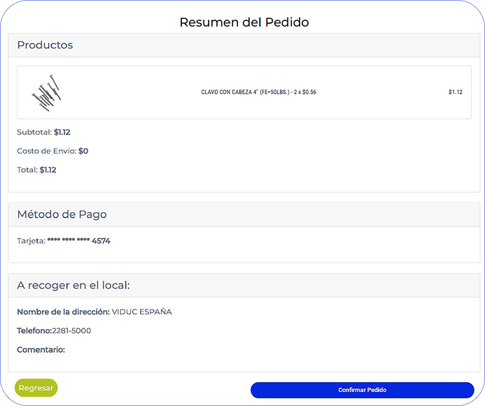 Realiza el pago